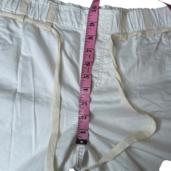 Pants Anthropologie Pilcro 100% Cotton Parachute‎ White Pull On XSmall - Picture 5 of 10